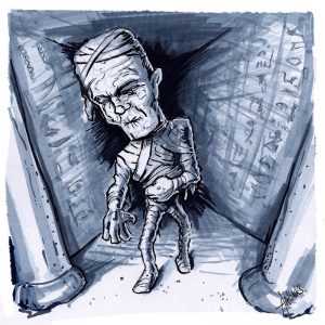 Halloween Beastie - The Mummy - by Trick Monkey / Andy Monks